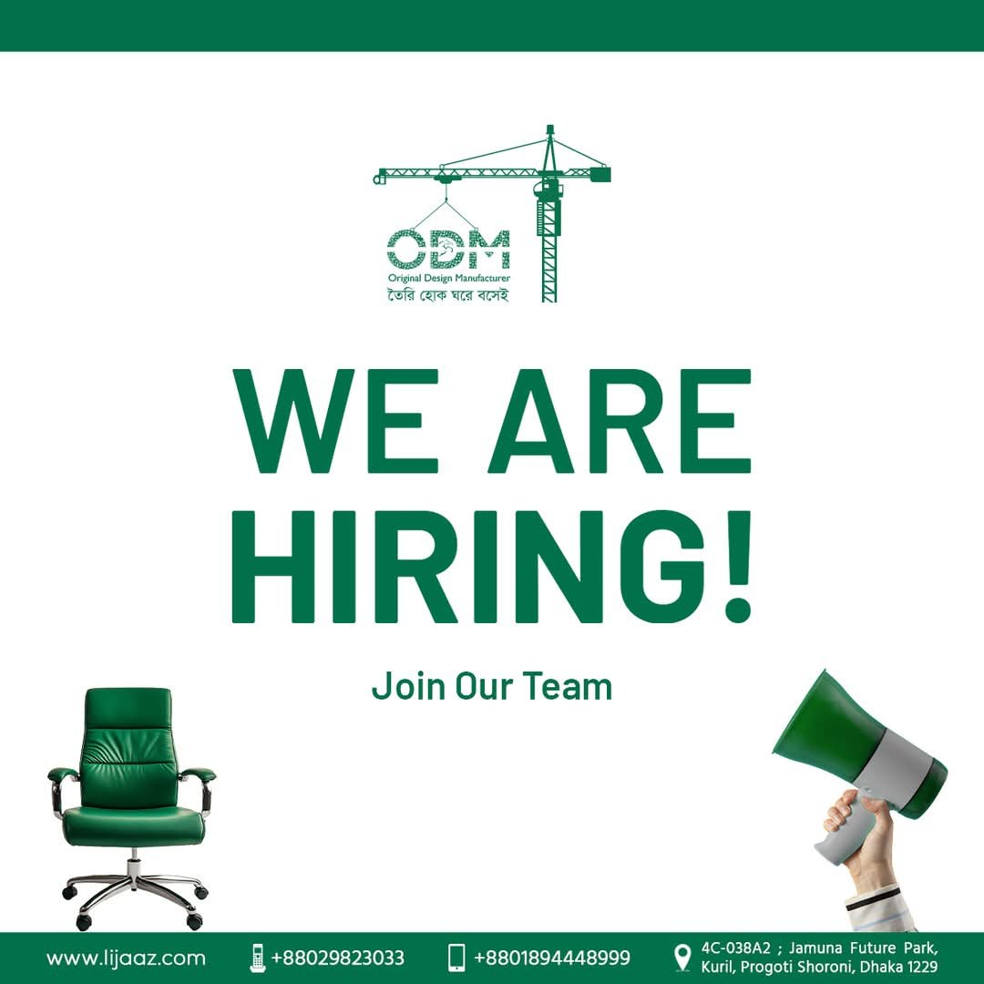 Lijaaz ODM is recruiting for the post of Sales Engineer